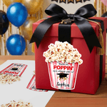 Personalised Thanks for Poppin' By to Celebrate with Me Waterproof Stickers Labels with Name Gift Decor Graduation Party Favor for Graduates