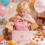 Personalisierte niedliche Blume Lollipop Erdbeere Name Cord Crossbody Tasche Geburtstag zurück zu Schule Geschenk für Mädchen Kleinkinder Kinder