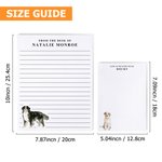 Personalisierte Aquarell Stil Haustier Foto Notizblock mit 40/80 Seiten und Text täglichen Gebrauch Geburtstag Geschenk für Tierliebhaber