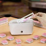 Lecteur de ligne Mahjong en acrylique avec nom Cadeau d'anniversaire pour les amateurs de Mahjong