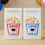 Personalised Thanks for Poppin' By to Celebrate with Me Waterproof Stickers Labels with Name Gift Decor Graduation Party Favor for Graduates