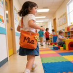 Personalisierte niedliche Blume Lollipop Erdbeere Name Cord Crossbody Tasche Geburtstag zurück zu Schule Geschenk für Mädchen Kleinkinder Kinder