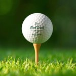 Pelotas de golf personalizadas juego de 3 con nombres coloridos y diseño best dad by par regalo de cumpleaños Día del Padre para hombres y padre
