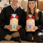 Personalised Thanks for Poppin' By to Celebrate with Me Waterproof Stickers Labels with Name Gift Decor Graduation Party Favor for Graduates