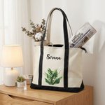 Sac en toile avec nom Anniversaire Anniversaire Douche de Mariage Cadeau pour Femmes Demoiselles d'Honneur