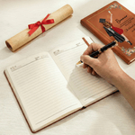 Personalized Cartoon Graduate Character Name A5 A6 PU Leather Notebook with Year and School Graduation Gift for 2026 Graduates