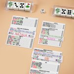 Lecteur de ligne Mahjong en acrylique avec nom Cadeau d'anniversaire pour les amateurs de Mahjong