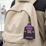 Personalised Ice Hockey Jersey Keychain with Embroidered Number and Name Daily Use Game Day Anniversary Gift for Hockey Players