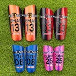 Personalized Colorful Styles Durable Shin Guards with Team Name and Logo Birthday Team Gift for Soccer Players Lovers