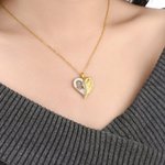 Gepersonaliseerde foto engelvleugel hart ketting met tekst Herdenking Verjaardag Verjaardag Gift voor vrouwen Pet Lovers
