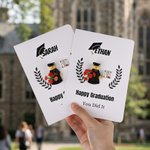 Personalizzato 3D Pixel Block Style Graduate Card Keychain Set con nome e bouquet Regalo di laurea felice per i compagni di classe laureati