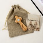 Personalisierte Bibel Vers Karte Handheld Cross Angel Ornament mit Namen und Text Erstkommunion Taufe zurück zu Schule Geschenk für Christen