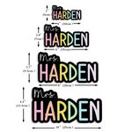 Aimant de salle de classe Nom de l'enseignant arc-en-ciel personnalisé Cadeau de rentrée pour l'enseignant