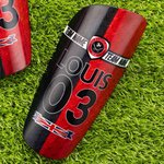 Personalized Colorful Styles Durable Shin Guards with Team Name and Logo Birthday Team Gift for Soccer Players Lovers