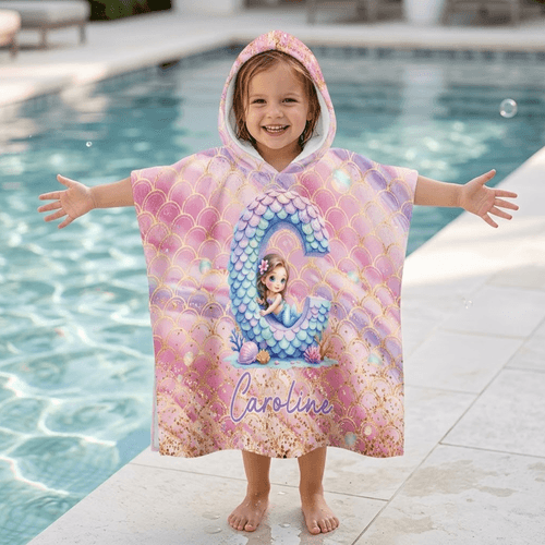 Telo Mare Personalizzato Con Nome E Squalo - Asciugamano In Microfibra 100x200 Cm - Antisabbia, Per Bambini E Bambine - 3
