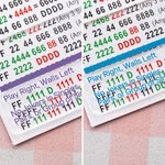 Personalized Multicolor Acrylic Mahjong Line Reader with Rules and Name Mahjong Game Night Birthday Gift for Mahjong Lover