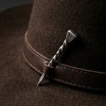 Palillo de dientes personalizado de metal rústico con diseño de herradura de caballo con inicial Accesorio para sombrero de vaquero Regalo de cumpleaños Día del padre para vaquero Vaquera