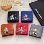 Personalised Cartoon Reading Character PU Leather Classic Sticky Notepad Holder with Name Desk Organizer Birthday Gift for Book Lovers Bookworms