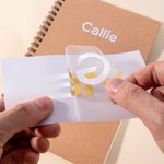 Gepersonaliseerde Waterdichte Metallic Effect Stickers met Naam Decoratieve Labels Verjaardagscadeau voor vrienden en familie