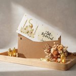 Personalizzato Eid Mubarak Cartoon Ramadan Kid Star Golden Luster Money Holder Cash Wallet con nome e busta Ramadan Eid Gift per ragazzi ragazze