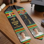 Personalised Memorable Graduation Stole Sash with Photo and Name Graduation Ceremony Gift for Graduates Friends