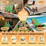 Personalisiertes Rennsport-Strandtuch | mit Namen | schnelltrocknend | Urlaub Reisezubehör Geburtstag Geschenk für Rennsport-Liebhaber
