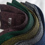 Personalisierte gestickten Namen Glitter Multicolor Mid-Calf Socken weichen täglichen Verschleiß Partei Geburtstag Geschenk für Frau