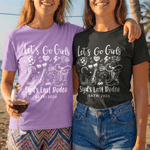 Gepersonaliseerd Multicolor Meisjesfeest Grafisch T-shirt met Tekst Plaats en Jaar Vrijgezellenfeest Verjaardag Vriendschapscadeau voor Dames Meisjes