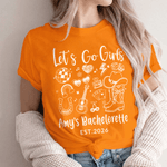 Gepersonaliseerd Multicolor Meisjesfeest Grafisch T-shirt met Tekst Plaats en Jaar Vrijgezellenfeest Verjaardag Vriendschapscadeau voor Dames Meisjes