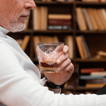 Personalized Engraved Retro Design Whiskey Decanter with Name and Initial Father's Day Birthday Gift for Man Bartender Dad