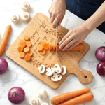 Versetti biblici personalizzati Tagliere per salumi in legno reversibile con testo inciso Regalo di inaugurazione per la famiglia cristiana