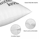 Personalized Cartoon Character Soft Throw Pillow Cover with 1-13 Names Home Decor Mother's Day Birthday Gift for Mom Grandma