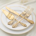 Personalised Vintage Cake Forks Knife Server Cutting Set with Names Date and Box Wedding Engagement Anniversary Gift for Couple Newlyweds