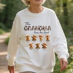 Personalisierte 1-10 niedliche Hochlandkühe Multicolor weiches T-shirt Sweatshirt Hoodie mit Titel und Namen Geburtstag Muttertag Geschenk für Mama Oma