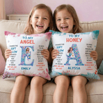 Taie d'oreiller personnalisée avec nom et titre Cadeau d'anniversaire pour les filles et les enfants