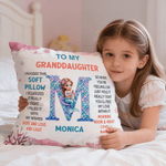 Taie d'oreiller personnalisée avec nom et titre Cadeau d'anniversaire pour les filles et les enfants