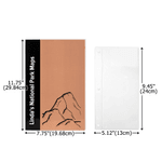 Personalized Unigrid National Park Map Binder with Text Travel Map Holder Birthday Gift for National Park Lovers Map Collectors