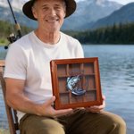 Gepersonaliseerde visserij Patroon draagbare Tackle opbergdoos met tekst visserij accessoires Vaderdag verjaardag pensioen Gift voor liefhebbers van vissen