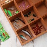 Gepersonaliseerde visserij Patroon draagbare Tackle opbergdoos met tekst visserij accessoires Vaderdag verjaardag pensioen Gift voor liefhebbers van vissen