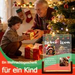 Personalisiertes Fest-Thema Acryl LED-Nachtlicht mit Foto Text und Holzsockel Erinnerung Weihnachten Geburtstag Geschenk für Freunde Familie