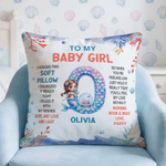 Taie d'oreiller personnalisée avec nom et titre Cadeau d'anniversaire pour les filles et les enfants