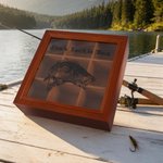 Gepersonaliseerde visserij Patroon draagbare Tackle opbergdoos met tekst visserij accessoires Vaderdag verjaardag pensioen Gift voor liefhebbers van vissen