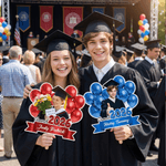 Personalized Balloons Ribbon Graduation Photo Fan with Name Graduation Ceremony Party Gift for Graduates