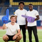 Personalized Multicolored Funny Gesture Finger with Text Bachelor Party Sports Events Gift for Bride Cheer Team