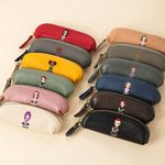 Henkilökohtainen sarjakuvahahmo Mini PU Nahka kolikkokukkaro nimellä Päivittäiset matkatarvikkeet Syntymäpäivälahja tytöille pojille pojille