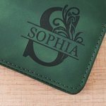 Personalisierte eingraviert Name Initial Multicolor PU Leder Notebook täglichen Gebrauch Geburtstag Geschenk für Familie Freund Geschäft Personal