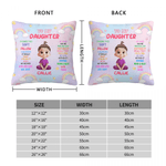 Personalized Rainbow Star Cartoon Character Soft Throw Pillow Cover with Name and Title Home Decoration Children's Day Gift for Kids