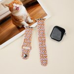 Personalized Funny Pet Family Photo Silicone Watch Band Compatible with Apple Watch Anniversary Birthday Gift for Pet Lover Family