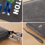 Personalized 3D Cartoon Travel Character PU Leather Passport Holder Wallet with Name and Quote Travel Essential Birthday Gift for Women Men