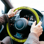 Personalised Ball Sport Design Anti-Slip Car Steering Wheel Cover with with Name and Number Car Accessories Birthday Gift for Car Owner